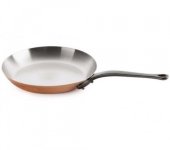 Сковорода с ручкой из чугуна, 22 см., Классическая медь, De Buyer