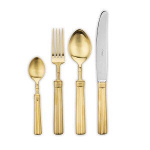 Набор столовых приборов 24/6, матовая позолота, FONTAINEBLEAU Gold Brushed, Cutipol item