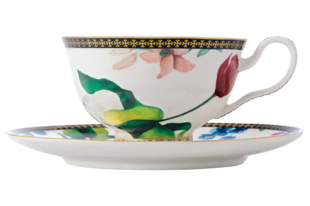 Чашка с блюдцем (белый) Contessa в подарочной упаковке item