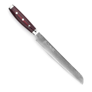 Нож для хлеба 23 см, серия "GOU 161" (161 слой) дамасская сталь, Yaxell item