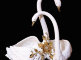 Ваза для фруктов "Пара лебедей", Swarovski, Bruno Costenaro item