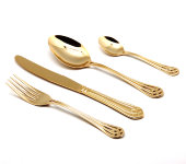 Набор столовых приборов 24/6 "Vitral Gold", Herdmar