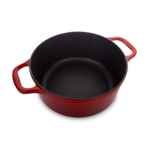 Кастрюля с крышкой чугунная 3.1 л Rubis, рубин, Ibili item
