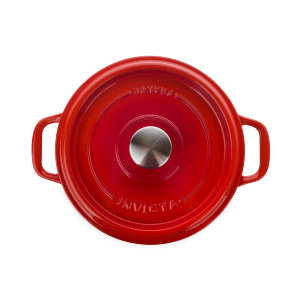 Кастрюля с крышкой чугунная 3.1 л Rubis, рубин, Ibili item