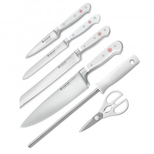 Набор кухонных ножей 6 предметов на подставке, White Classic, Wuesthof item