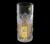 Стаканы для сока, 6 шт, хрусталь с лепкой, Aurum Crystal
