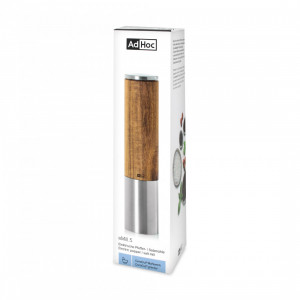 Мельница электрическая для перца и соли, eMill.5, размер: 22 x 5,1 см, дерево акации, нерж.сталь item