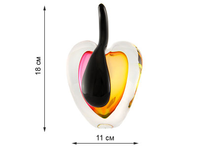 Скульптура для интерьера "Яблоко" выпуклое, Remisglass item