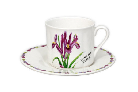 Чашка с блюдцем Ирисы item