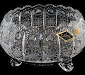 Вазочка на ножках 11 см, хрусталь, Aurum Crystal