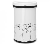 Мусорный бак открытой крышкой, 60л, 402005, Brabantia Мусорный бак открытой крышкой, 60л, 402005, Brabantia