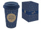 Кружка с крышкой (синяя) TRAVEL MUG в подарочной упаковке item