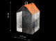 Скульптура для интерьера "Дом высокий с красной крышей", Remisglass item