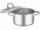 Кастрюля с крышкой , диаметр: 24 см, материал: нержавеющая сталь 18/10 item