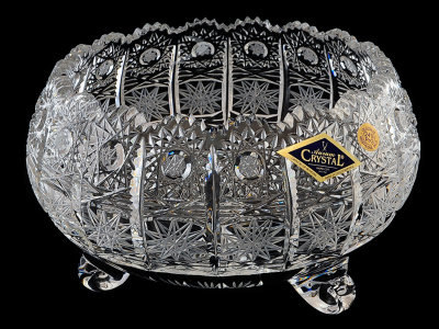 Салатник на 3-х ножках 9 см, хрусталь, Aurum Crystal s.r.o. item