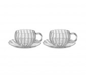 Набор из 2-х кофейных пар Coffee&Tea, 70 мл, IVV Набор из 2-х кофейных пар Coffee&Tea, 70 мл, IVV