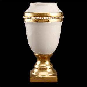 Ваза"ARCADE", слоновой кости, SW, 16х16х33 см, Ahura item