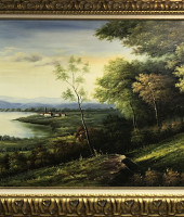 Картина "Пейзаж", 120х193 см, Bertozzi Cornici