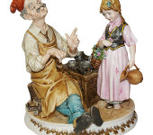 Скульптура "Сапожник", Tiche Porcellane