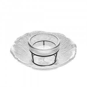 Икорница Diamante, 18 см, прозрачный, IVV item
