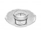 Икорница Diamante, 18 см, прозрачный, IVV item