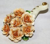 Рог изобилия с розами, Artigiano Capodimonte Рог изобилия с розами, Artigiano Capodimonte