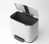 Мусорный бак BO PEDAL BIN белый, 36л, 121388, Brabantia