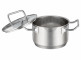 Кастрюля с крышкой , диаметр: 16 см, материал: нержавеющая сталь 18/10 item