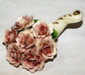 Рог изобилия с розами, Artigiano Capodimonte Рог изобилия с розами, Artigiano Capodimonte
