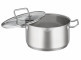 Кастрюля с крышкой , диаметр: 24 см, материал: нержавеющая сталь 18/10 item