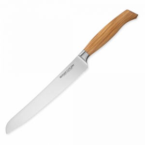 Нож для хлеба 22 см, Ergo Line Olive, BERGER CUTLERY item