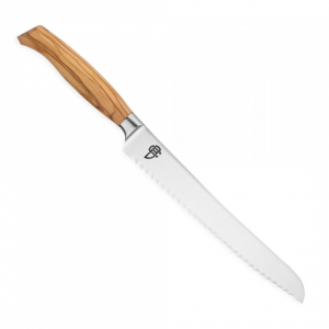 Нож для хлеба 22 см, Ergo Line Olive, BERGER CUTLERY item