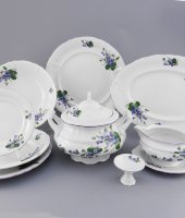 Столовый сервиз 25/6 Соната "Фиалки", 2393, Leander