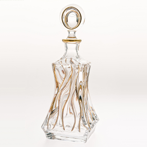 Штоф "Bamboo" золотые линии, Bohemia Jihlava item