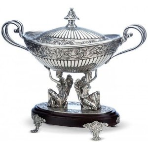 Чаша с крышкой на подставке из дерева "Renaissance", 61215, Artina item