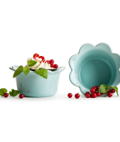 SagaForm Набор 2-х рамекинов Flower Piccadilly голубой, 230 мл