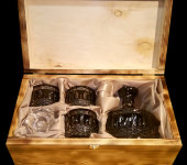 Набор для виски Black, хрусталь, Cristallerie Strauss S.A. Набор для виски Black, хрусталь, Cristallerie Strauss S.A.