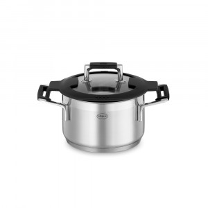 Кастрюля с крышкой , диаметр: 16 см, материал: нержавеющая сталь 18/10 item