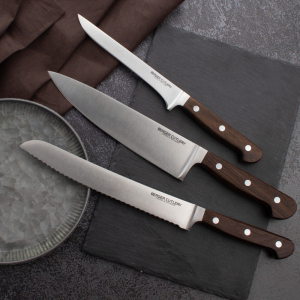 Нож для хлеба 20 см, Classic Smoked Oak, BERGER CUTLERY item
