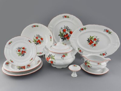 Столовый сервиз 25/6 Соната "Земляника", 2407, Leander item