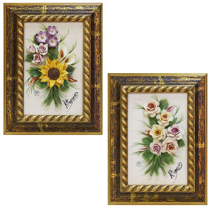 Барельеф с цветами, Artigiano Capodimonte item