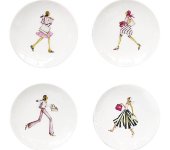 Набор из 4 десертных тарелок, "Mademoiselle S’amuse", Haviland