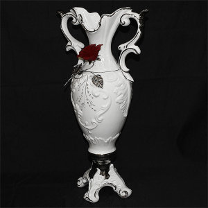 Ваза "Красные розы", Ceramiche Ferraro item