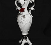 Ваза "Красные розы", Ceramiche Ferraro Ваза "Красные розы", Ceramiche Ferraro