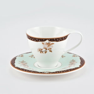 Набор чайных пар на 6 персон "Зелёный сад", Royal Bone China item