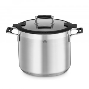 Кастрюля с крышкой , диаметр: 24 см, материал: нержавеющая сталь 18/10 item