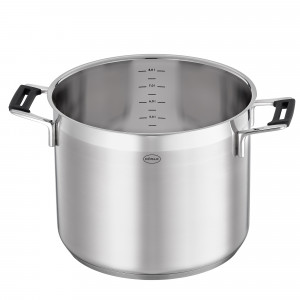 Кастрюля с крышкой , диаметр: 24 см, материал: нержавеющая сталь 18/10 item