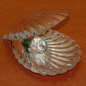 Декоративная ракушка, серебрение, Chinelli item