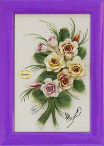 Барельеф с цветами, Artigiano Capodimonte item