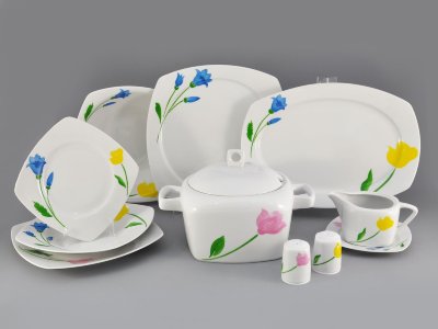 Столовый сервиз 26/6 Бьянка "Весенний букет", 1036, Leander item